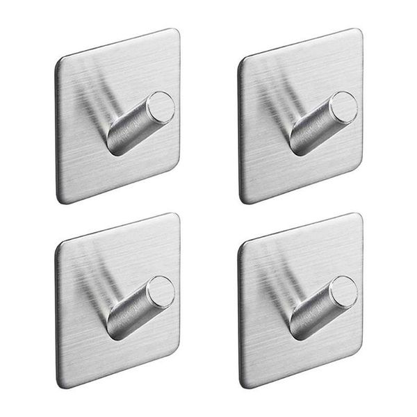 robe hooks 4pcs stainless steel towel hook wall hanger self adhesive clothes rack shelf kit 37me
robe hooks 4pcs stainless steel towel hook wall hanger self adhesive clothes rack shelf kit 37me