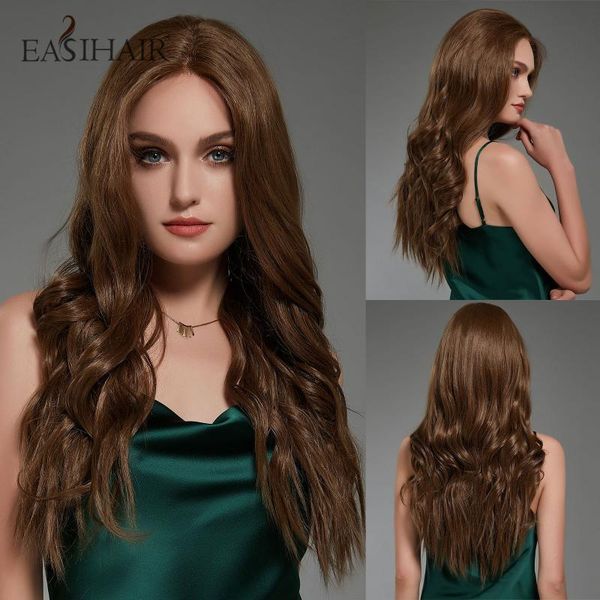 closures easihair long wavy brown lace front baby hair synthetic for women frontal high density heat resistant cosplay, Black;brown
closures easihair long wavy brown lace front baby hair synthetic for women frontal high density heat resistant cosplay, Black;brown