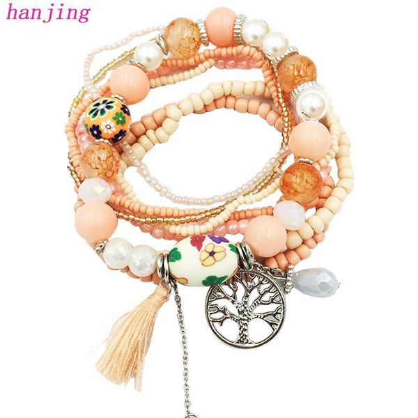charm bracelets hanjing femme friendship tassel tree of life adjustable custom bead for women 2021 bangle bracelet set jewelry, Golden;silver
charm bracelets hanjing femme friendship tassel tree of life adjustable custom bead for women 2021 bangle bracelet set jewelry, Golden;silver