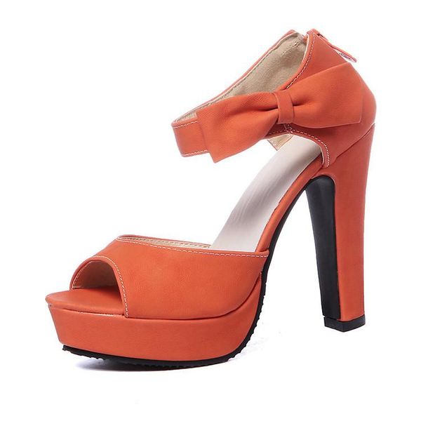 dress shoes butterfly knot bow pump summer peep toe ankle strap orange sweet thick high heel sandals platform lady women 789, Black
dress shoes butterfly knot bow pump summer peep toe ankle strap orange sweet thick high heel sandals platform lady women 789, Black
