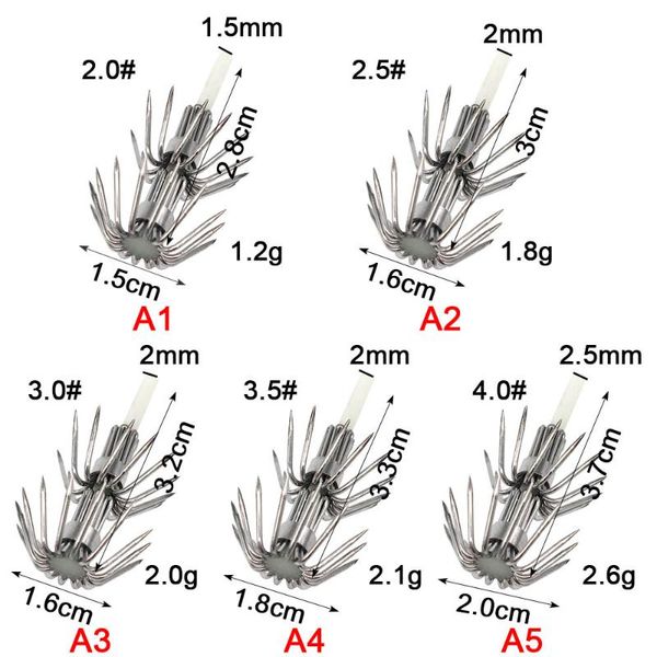 10pcs ocs / squid jig diy hook # 2.5 3.0 3.5 lure accessory fishing hooks fishhook
10pcs ocs / squid jig diy hook # 2.5 3.0 3.5 lure accessory fishing hooks fishhook