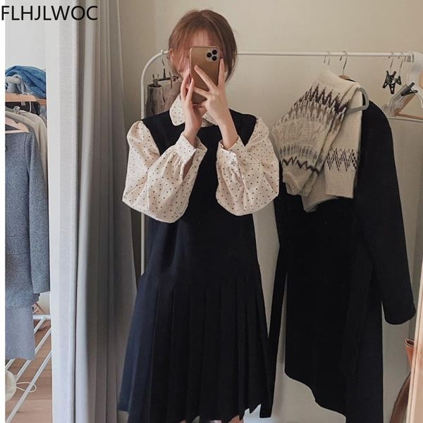chic korea fashion womens cute sweet japan style preppy girls solid little black mini pleated dress d1930 casual dresses, Black;gray
chic korea fashion womens cute sweet japan style preppy girls solid little black mini pleated dress d1930 casual dresses, Black;gray