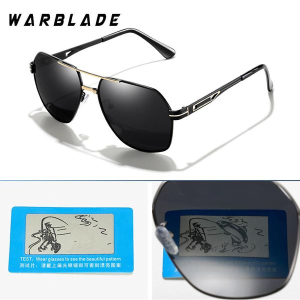 sunglasses warblade fashion men's polarized brand designer pilot male metal frame sun glasses driving goggles for men uv, White;black
sunglasses warblade fashion men's polarized brand designer pilot male metal frame sun glasses driving goggles for men uv, White;black