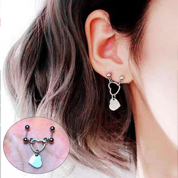 stud gift for women men punk fashion jewelry heart body ear piercing tragus lobe daith shell, Golden;silver
stud gift for women men punk fashion jewelry heart body ear piercing tragus lobe daith shell, Golden;silver