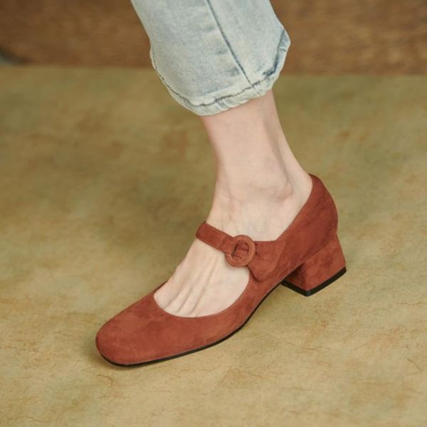 dress shoes soft kid sheep suede for women block heels mary jane buckle strap footwear woman cosy medium heeled round toe pumps, Black
dress shoes soft kid sheep suede for women block heels mary jane buckle strap footwear woman cosy medium heeled round toe pumps, Black