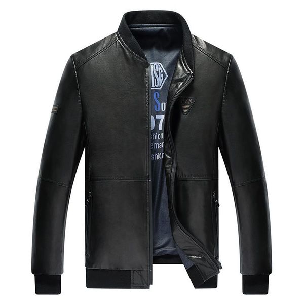 men's leather & faux l-4xlautumn and winter male genuine jacket cowhide down coat baseball men clothing short design, Black
men's leather & faux l-4xlautumn and winter male genuine jacket cowhide down coat baseball men clothing short design, Black
