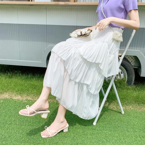skirts korean elegant light irregular ruffle skirt women summer high waist solid long cake female, Black
skirts korean elegant light irregular ruffle skirt women summer high waist solid long cake female, Black