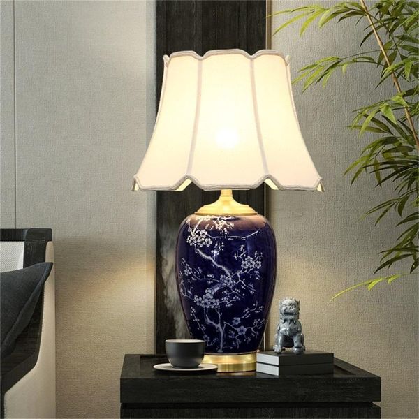 table lamp blue ceramic copper luxury desk light fabric bedside decorative for home dining room bedroom office lamps
table lamp blue ceramic copper luxury desk light fabric bedside decorative for home dining room bedroom office lamps