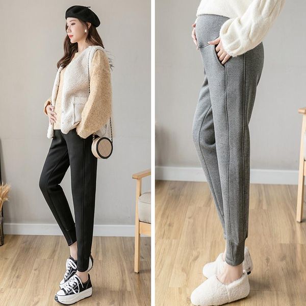 maternity bottoms 2918 winter thicken warm plus velvet cotton pants sports casual thermal fleece sweatpants for pregnant women pregnancy, White
maternity bottoms 2918 winter thicken warm plus velvet cotton pants sports casual thermal fleece sweatpants for pregnant women pregnancy, White