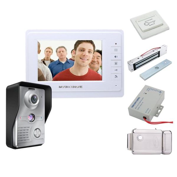 home security 7" tft video door phone intercom doorbell system kit ir camera doorphone 2 monitor speaker bell intercom+lock phones
home security 7" tft video door phone intercom doorbell system kit ir camera doorphone 2 monitor speaker bell intercom+lock phones