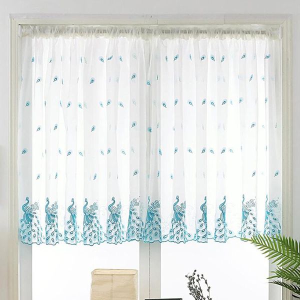 curtain & drapes short sheer curtains for window tulle kitchen voile peacock embroidered drape home decoration half-window roman blind
curtain & drapes short sheer curtains for window tulle kitchen voile peacock embroidered drape home decoration half-window roman blind