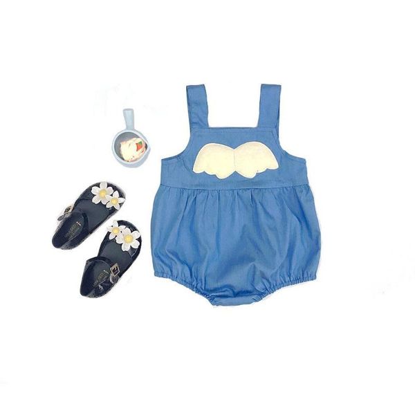 jumpsuits baby summer clothing born infant girls boys romper solid denims playsuit sleeveless strap sunsuit for 0-24m, Blue 
jumpsuits baby summer clothing born infant girls boys romper solid denims playsuit sleeveless strap sunsuit for 0-24m, Blue