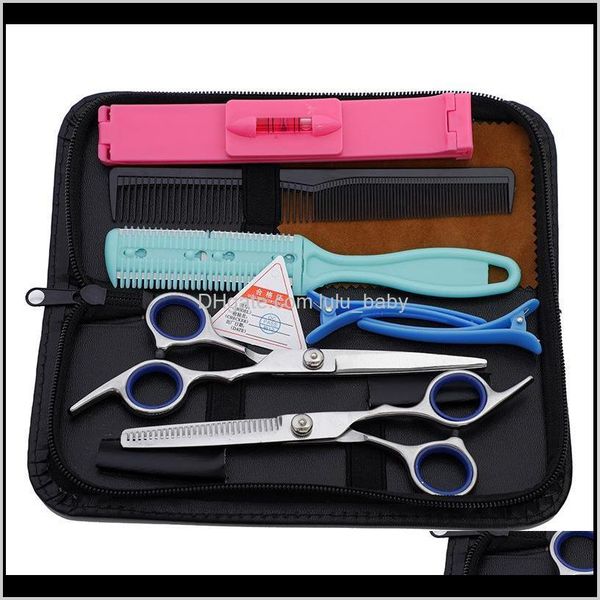 stainless steel home barber hair scissors hairdressing scissors kit cutting thinning shears hair tools with bag bj7tz 5tm71 
stainless steel home barber hair scissors hairdressing scissors kit cutting thinning shears hair tools with bag bj7tz 5tm71