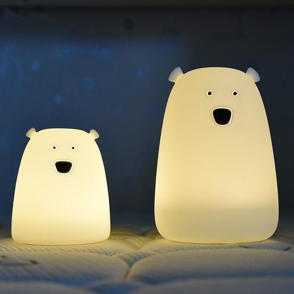 night lights children light cartoon bear led lamp decoracion for baby kids bedside multicolor silicone touch sensor tap control
night lights children light cartoon bear led lamp decoracion for baby kids bedside multicolor silicone touch sensor tap control