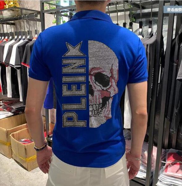 summer casual rhinestones skulls men polos shirt breathable rhinestone solid short sleeve shirts masculina hombre, White;black
summer casual rhinestones skulls men polos shirt breathable rhinestone solid short sleeve shirts masculina hombre, White;black
