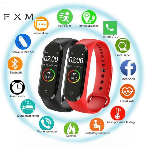 wristwatches m4 smart sports blood pressure heart rate monitor with watch men and women multi-function waterproof bracelet, Slivery;brown
wristwatches m4 smart sports blood pressure heart rate monitor with watch men and women multi-function waterproof bracelet, Slivery;brown