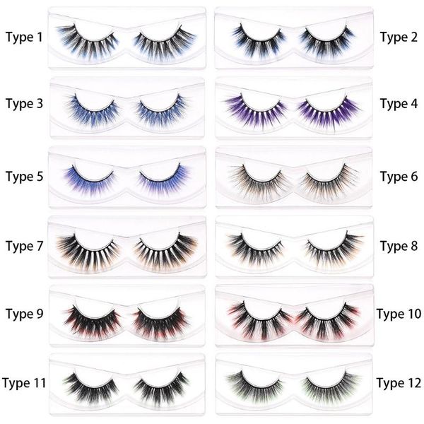 false eyelashes 1 pair 6d faux mink lashes natural drama colorful long soft handmade curly eyelash extension
false eyelashes 1 pair 6d faux mink lashes natural drama colorful long soft handmade curly eyelash extension