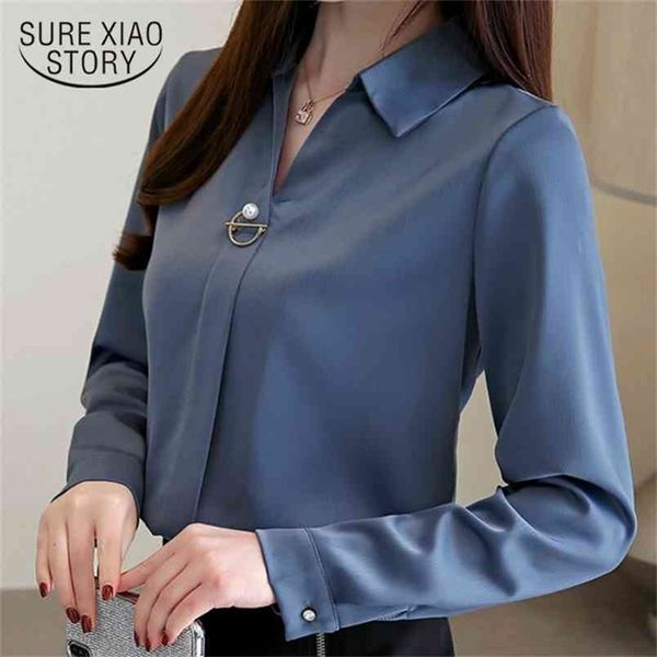 fashion womens and blouses spring chiffon shirt long sleeve shirts office blusas 1783 50 210506, White
fashion womens and blouses spring chiffon shirt long sleeve shirts office blusas 1783 50 210506, White