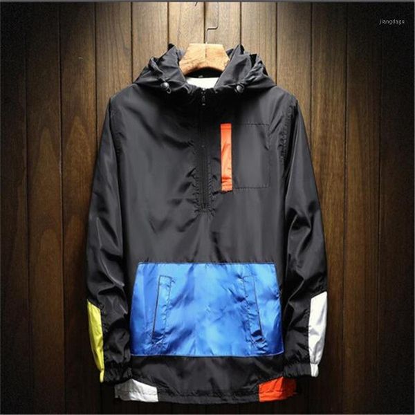 men's jackets 2021 spring autumn jacket color matching trend loose casual hooded baseball uniform clothes outerwear coats, Black;brown
men's jackets 2021 spring autumn jacket color matching trend loose casual hooded baseball uniform clothes outerwear coats, Black;brown