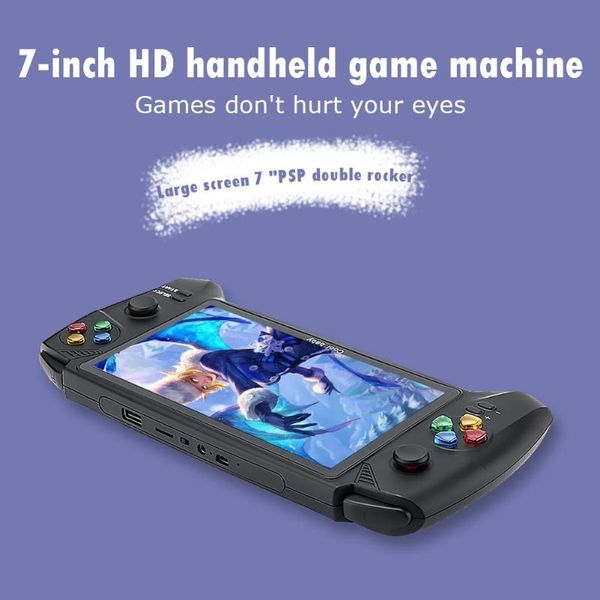handheld game players solid color 7.0 inch dual rockers for psp gba nes fc retro console built in 3000 games portable
handheld game players solid color 7.0 inch dual rockers for psp gba nes fc retro console built in 3000 games portable