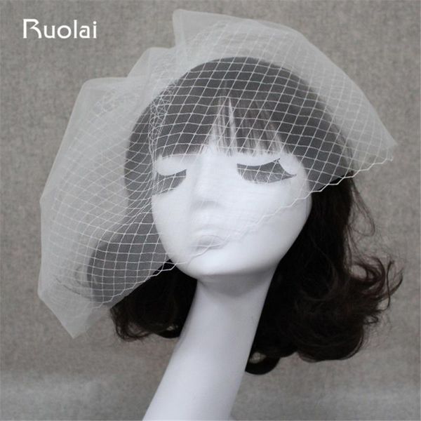 bridal veils european style wedding veil vintage bird cage soft net short for dresses export fv05, Black
bridal veils european style wedding veil vintage bird cage soft net short for dresses export fv05, Black