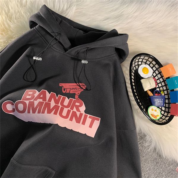 cotton letters printed street style hoodie women oversized thick winter clothes korean version loose couple jacket hoodie women, Black
cotton letters printed street style hoodie women oversized thick winter clothes korean version loose couple jacket hoodie women, Black