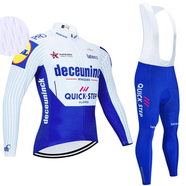 racing sets 2022 quickstep team cycling jersey pants sportswear men ropa ciclismo spring normal long sleeve bicycling maillot culotte suit, Black;blue
racing sets 2022 quickstep team cycling jersey pants sportswear men ropa ciclismo spring normal long sleeve bicycling maillot culotte suit, Black;blue