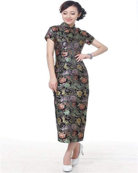 black new traditional chinese dress womens satin long cheongsam qipao clothings flower s l xl xxl xxxl j0024, Red
black new traditional chinese dress womens satin long cheongsam qipao clothings flower s l xl xxl xxxl j0024, Red