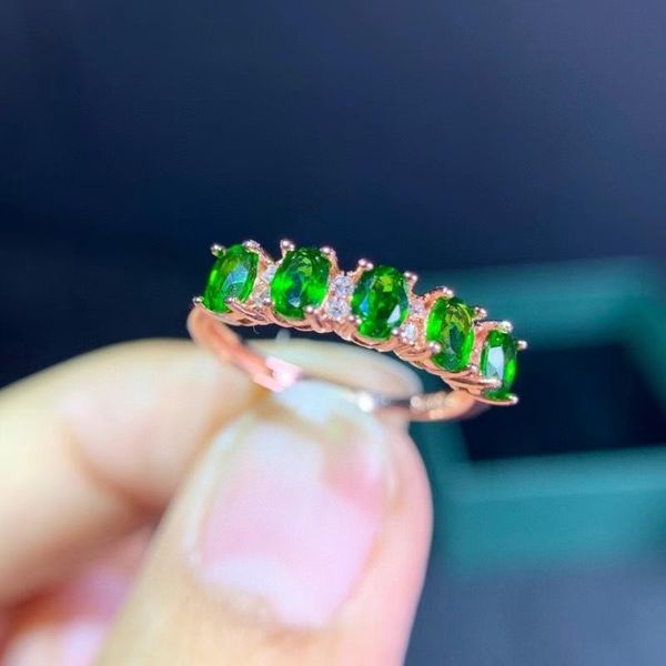 cluster rings fashion elegance row natural green diopside ring gemstone s925 silver women girl gift party jewelry, Golden;silver
cluster rings fashion elegance row natural green diopside ring gemstone s925 silver women girl gift party jewelry, Golden;silver