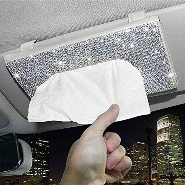 crystals bling tissue box holder for car sun visor decor accessories boxes & napkins
crystals bling tissue box holder for car sun visor decor accessories boxes & napkins