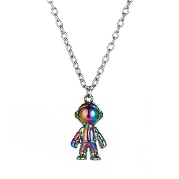 cute 3d colorful color alloy astronaut spaceman pendant universe planet statement necklace friends gift necklaces, Silver
cute 3d colorful color alloy astronaut spaceman pendant universe planet statement necklace friends gift necklaces, Silver