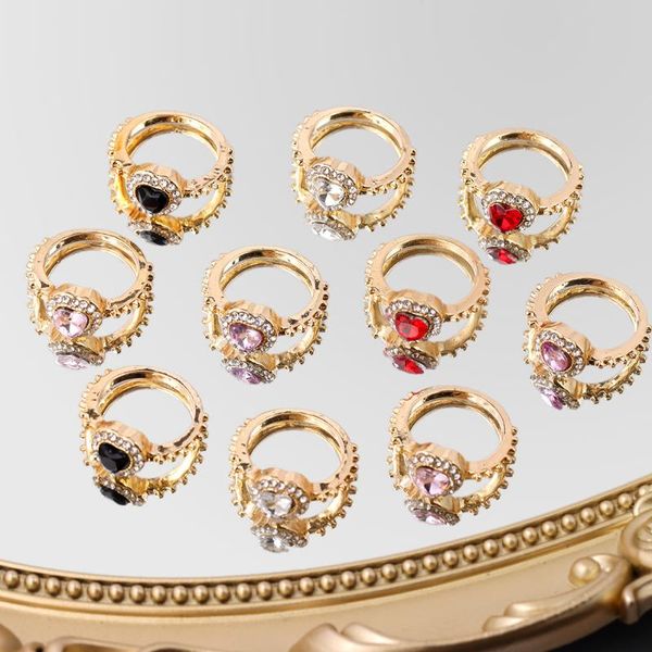 wedding rings flatfoosie trendy gold silver color heart for women lover couple rhinestone geometric luxury jewelry, Slivery;golden
wedding rings flatfoosie trendy gold silver color heart for women lover couple rhinestone geometric luxury jewelry, Slivery;golden