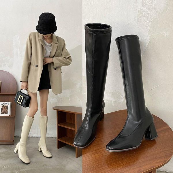 boots flat platform boots-women women's rubber shoes rain thigh high heels luxury designer round toe booties, Black
boots flat platform boots-women women's rubber shoes rain thigh high heels luxury designer round toe booties, Black