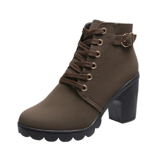 boots 2021 fashion autumn women round head lace metal belt buckle thick heel short large size wear motorcycle, Black
boots 2021 fashion autumn women round head lace metal belt buckle thick heel short large size wear motorcycle, Black