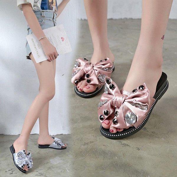 fashion women slippers flip flops summer crystal bling beach slides casual bowknot shoes rhinestone size 35-40, Black
fashion women slippers flip flops summer crystal bling beach slides casual bowknot shoes rhinestone size 35-40, Black
