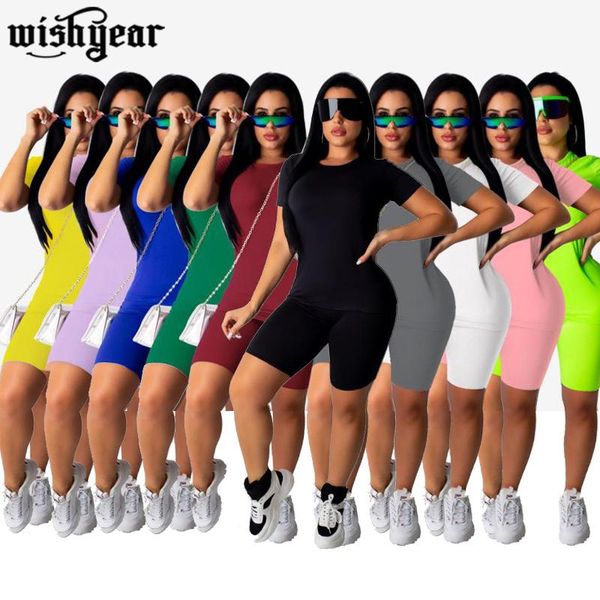 women tracksuits solid color summer two piece set short sleeve crop t-shirt +biker pant matching sportwear joggers women's tracksuit, Gray
women tracksuits solid color summer two piece set short sleeve crop t-shirt +biker pant matching sportwear joggers women's tracksuit, Gray
