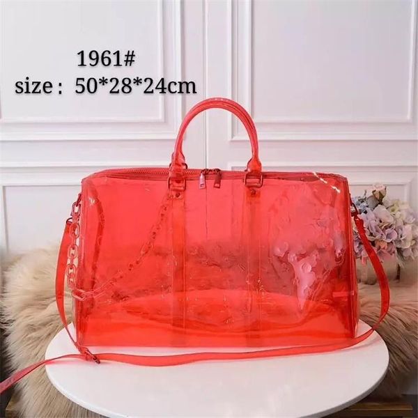 large capacity laser travel boston bags for women luxury fashion chain decoration handbag casual transparent single shoulder bag duffel
large capacity laser travel boston bags for women luxury fashion chain decoration handbag casual transparent single shoulder bag duffel