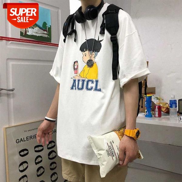 printed couple short-sleeved shirt men's half-sleeved clothes trendy fashion five-point sleeve t-shirt #c894, White;black
printed couple short-sleeved shirt men's half-sleeved clothes trendy fashion five-point sleeve t-shirt #c894, White;black