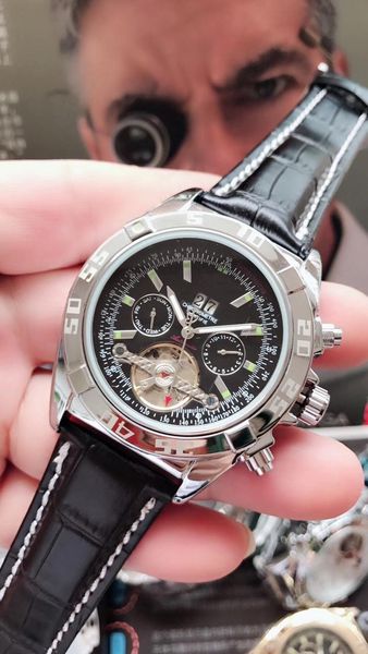 wristwatches men watchesaviation time high-end watch swiss automatic mechanical leather strap captain's, Slivery;brown
wristwatches men watchesaviation time high-end watch swiss automatic mechanical leather strap captain's, Slivery;brown
