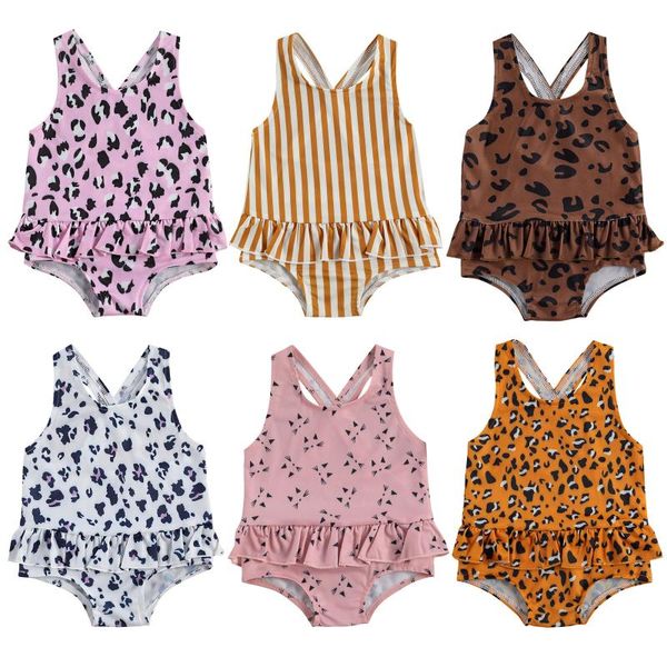 0-3years lovely toddler kids girls leopard print ruffles one-piece bikinis swimwear bathing suit holiday swimsuit beachwear one-pieces, Black
0-3years lovely toddler kids girls leopard print ruffles one-piece bikinis swimwear bathing suit holiday swimsuit beachwear one-pieces, Black