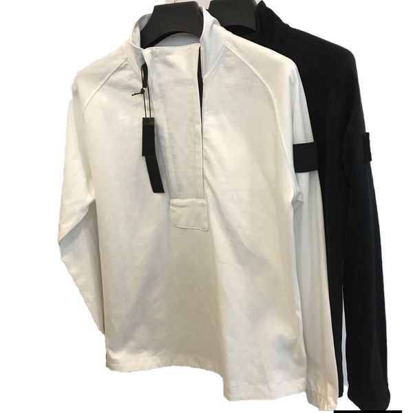cptoney astone is lan d men's jackets designer armbands fashion jacket with zipper half open, Black;brown
cptoney astone is lan d men's jackets designer armbands fashion jacket with zipper half open, Black;brown