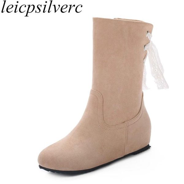 women boots autumn winter low heel warm round toe flock butterfly-knot zip mid-calf motorcycle shoe 2021 fashion black beige
women boots autumn winter low heel warm round toe flock butterfly-knot zip mid-calf motorcycle shoe 2021 fashion black beige