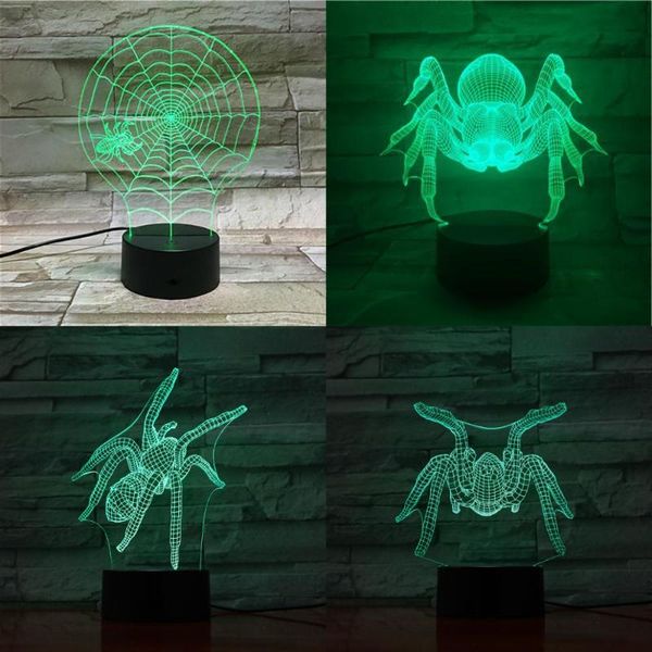 night lights spider 3d lamp 7 colors changing sleeping led bulb light creative gift for children support usb bar store decoration
night lights spider 3d lamp 7 colors changing sleeping led bulb light creative gift for children support usb bar store decoration
