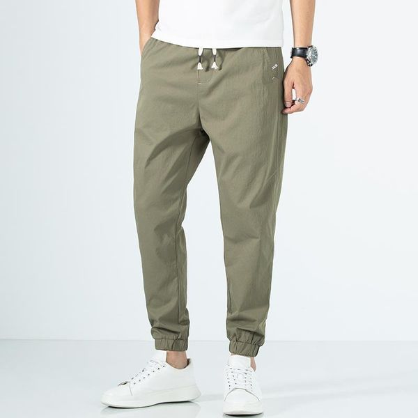men's pants elastic waist men autumn street trousers mens fashion plus size sweatpants male clothing drawstring trouser, Black
men's pants elastic waist men autumn street trousers mens fashion plus size sweatpants male clothing drawstring trouser, Black