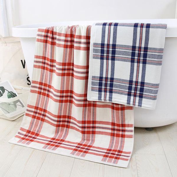 towel 70*140 plaid cotton bath soft absorbent 360g bathroom shower 
towel 70*140 plaid cotton bath soft absorbent 360g bathroom shower