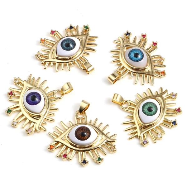 charms multicolour religious copper pendants gold color metal eye cubic zirconia diy making necklace jewelry 37mm x 34mm,1pc, Bronze;silver
charms multicolour religious copper pendants gold color metal eye cubic zirconia diy making necklace jewelry 37mm x 34mm,1pc, Bronze;silver