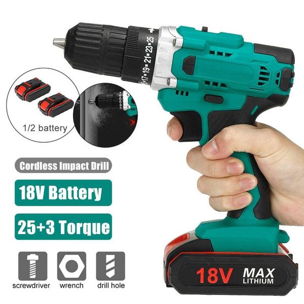 professiona electric drills 18v cordless brushless wrench impact 25+3 3/8-inch chuck drill with li-ion battery
professiona electric drills 18v cordless brushless wrench impact 25+3 3/8-inch chuck drill with li-ion battery