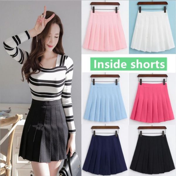 summer high waist stitching student women skirts motion pleated cute sweet girls dance mini tennis, Black
summer high waist stitching student women skirts motion pleated cute sweet girls dance mini tennis, Black