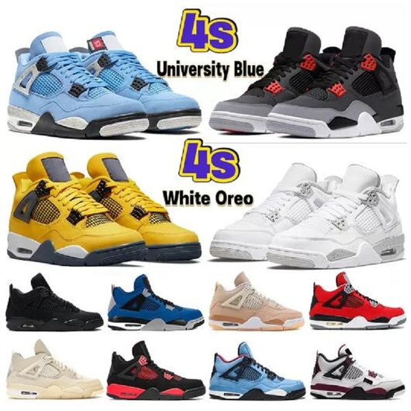 2022 white oreo 4 4s basketball shoes university blue black cement pure money trainers silt red splatter metallic green purple men basketbal
2022 white oreo 4 4s basketball shoes university blue black cement pure money trainers silt red splatter metallic green purple men basketbal