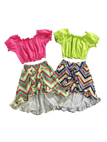 clothing sets baby girls clothes set, solid color short puff sleeve cropped + printed irregular hem skirt 1-6t, White
clothing sets baby girls clothes set, solid color short puff sleeve cropped + printed irregular hem skirt 1-6t, White